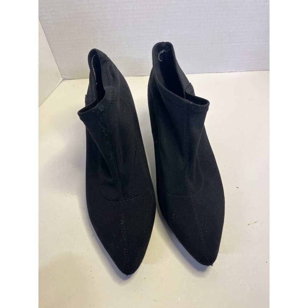 Vintage Mia Armore Leeann Ankle Boots Booties Black Kitten Heel Women’s 10